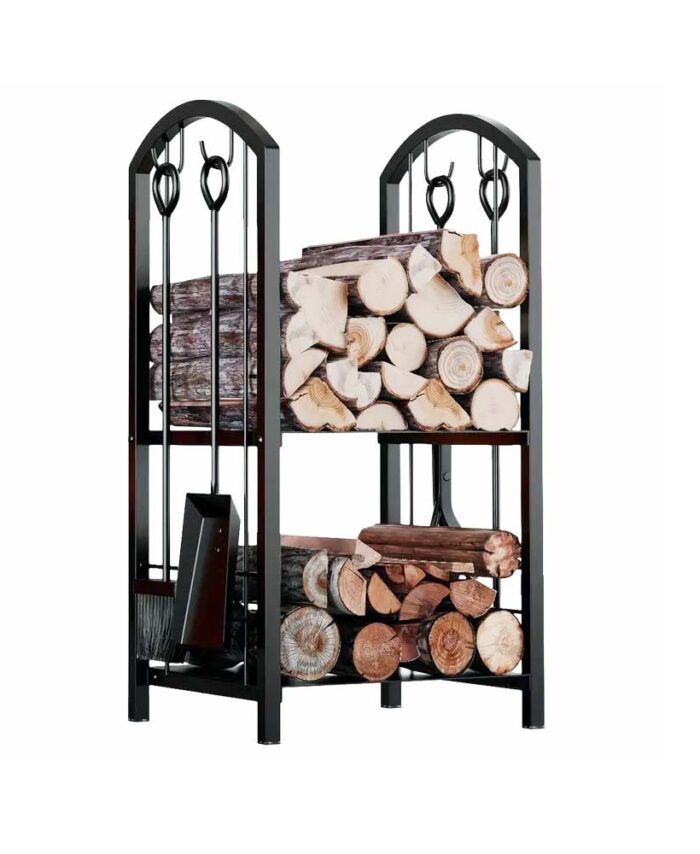 2-stufiger Brennholzständer