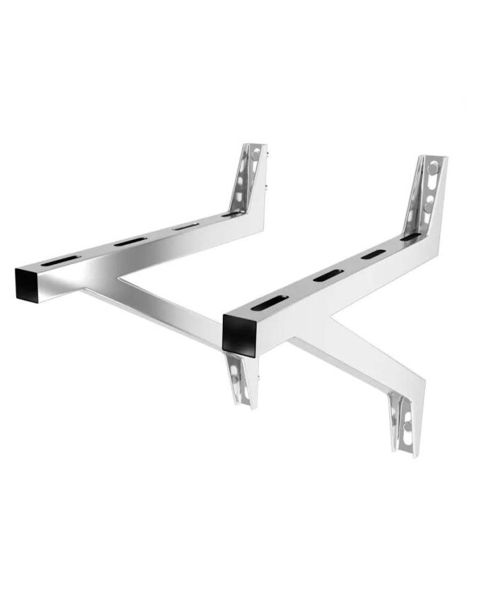 Edelstahlschornstein Wandkonsole Premium AIRONVENT, länge: 450mm - 1120mm, 1 Paar